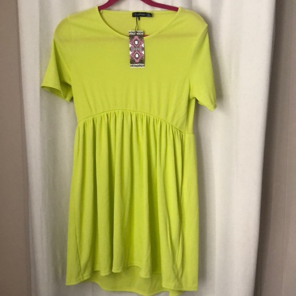 LIME DRESS - Picture 2 of 4